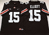 Ohio State Buckeyes 15 Ezekiel Elliott Black Nike College Football Jersey